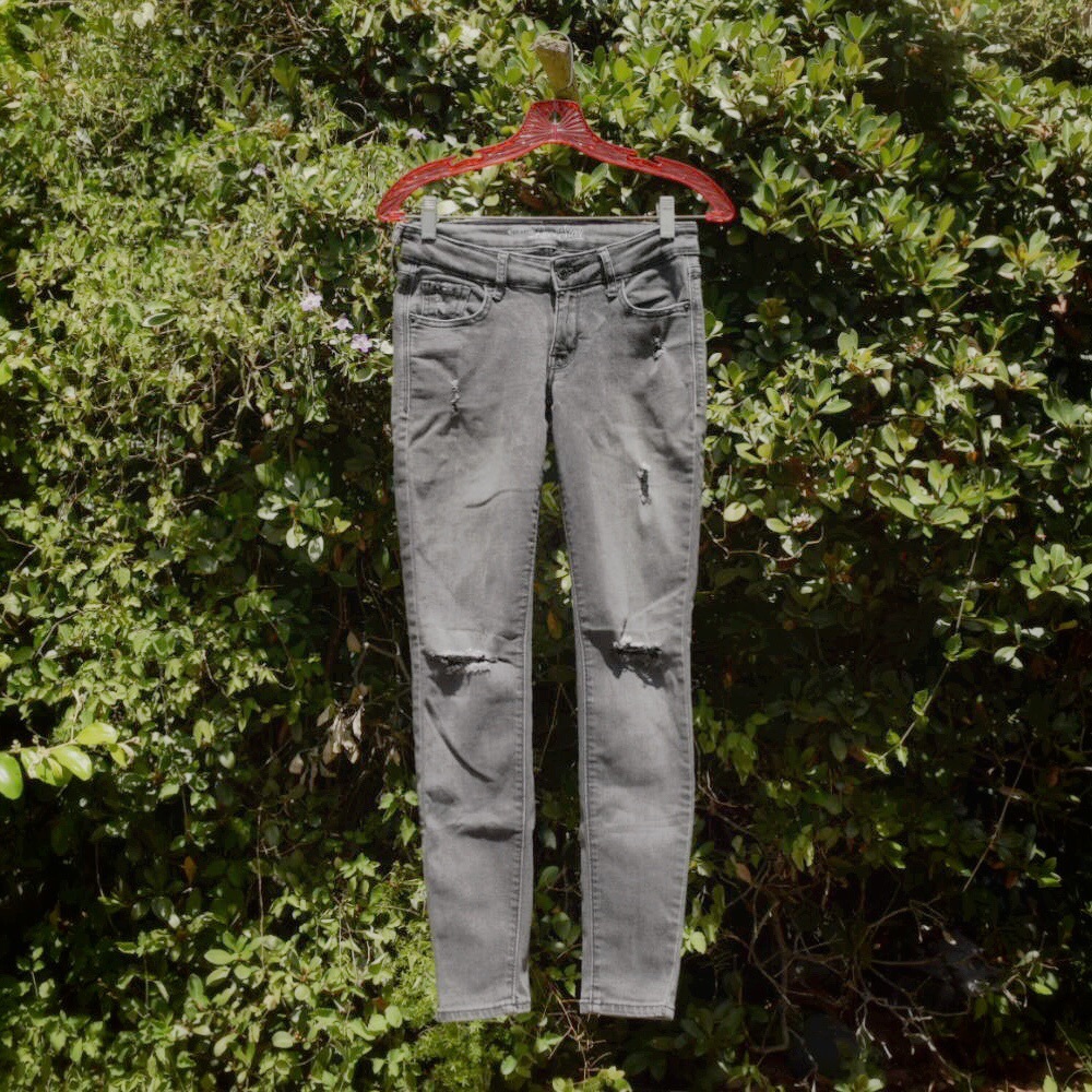 Ripped Rockstar skinny jeans